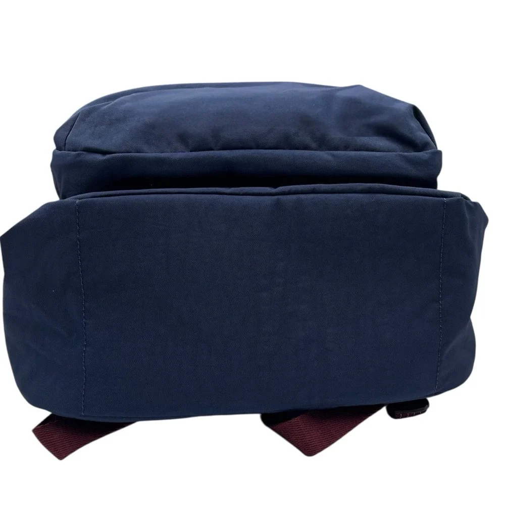 Kipling Womens Seoul Large Nylon Backpack Mod Navy Blue Pink 15